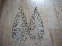 双色板UV雕刻造型松树形状